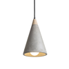 RED - Design Rendl - R12380 - Luster na sajli HEIDI 1xE27/28W/230V beton/drvo