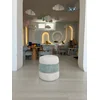 Atelier del Sofa Tabure 32x36cm, Plavo-Belo