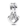 Pandora Srebrn deljiv obesek Forever & Always 793232C01