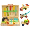 CAB Toys Otroški lesen kovček s 34 delavniškimi orodji - mojster