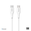 Data kabl Teracell Plus 100W PD Type C na Type C beli 1m