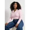 Trendyol Curve Ženska bluza Tbbaw26Af00109, Roze