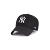 Bombažna bejzbolska kapa 47 brand MLB New York Yankees črna barva, B-LENON17DGS-BK