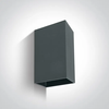ZIDNA SVJETILJKA led 2X3W/3000K/IP54 ANTRACIT