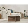 HANAH HOME Sto za dnevnu sobu Soleil Travertine Venezia Walnut