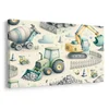 Slika veseli gradbeni stroji - 150x100