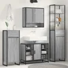 Kupaonski ormar Siva Sonoma 40 x 30 x 100 cm Konstruirano drvo