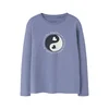 Name It majica DR 13234709 NKFVEEN LS RLX TOP D modra 122/128