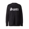 AllSaints Pulover črna/bela
