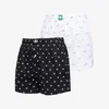 Bokserice adidas Woven Boxer 2-Pack Black/ White XL