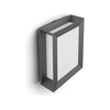 KARP ZIDNA/STROPNA SVJETILJKA LED/6W/600lm/2700K/IP44/ANTRACIT