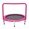 Northix 92 cm otroški trampolin z ročajem, zložljiv, nosilnost 150 kg, roza + črna