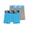 PUMA Everyday Basic Boxers Youth (2-pack), Clothing, Grey/Blue, 12
