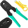 shumee TV37 Klešče za stiskanje RJ-45 RJ45 RJ12 RJ11 RJ9 + odstranjevalec izolacije