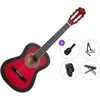 Pasadena PC-10-3/4 Premium SET Red Burst 3/4 klasična kitara za otroke
