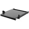 Techly I-CASE TRAY-5-BK 2U 400mm 19 rack izvlečna polica črna
