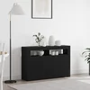Kreveta Crni hrast 116 x 30 x 75 cm Konstruirano drvo