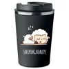 shumee Premium termo vrček s potiskom Sheeping Beauty Sheep 350ml 0.35l KT_025