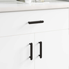 Drška za ormar 12 pcs Crna 121 x 16.6 x 28.3 mm Željezo
