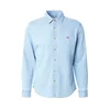 Levis za moške. 86625-0065 Battery Housemark Slim Fit majica modra (XL), Priložnostno, Bombaž, Dolg rokav