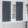 Zavjese za blackout s prstenovima 2 pcs Antracit 175 x 140 cm