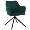 XXXL Stol Patti, Zelena, Vrtljiv