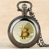 Džepni Sat Bitcoin - Crni KP5817