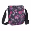 SPIRIT torbica CITY BLACK FLOWER (Crna/Roze) - 121441 Torba na rame, Crna/Roze