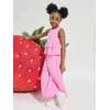 Sinsay - Komplet: bluza i pantalone - roze