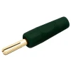 8443# Navojni banana čep zelen 44 mm zlata hq
