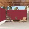 Uvlačiva bočna tenda crvena 200 x 600 cm
