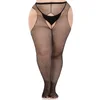 Queen size pantyhose-cutouts