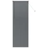 Venecijanski zastore Tamno siva 220 x 70 cm Aluminij