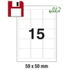ETIKETE ILK ZA DISKETE 59X50MM ODLJEPLJIVE PK25L ZWECKFORM L4747REV-25