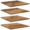 Vidaxl Polica za knjige 4 szt. Rjava 40 x 40 x 1,5 cm Konstruiran les