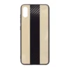 Maska Carbon Line za iPhone X/XS zlatna.