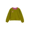 WE Fashion Majica oliva/roza