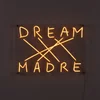 SELETTI Dream-Madre LED dekorativna stenska svetilka, rumena - Dnevna soba/jedilnica - Dizajn - rumena, prozorna - Plastika