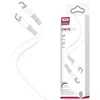 XO hitri kabel za iPhone NB-Q226A USB-C - Lightning 1m 27W bel, mehak