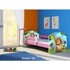 Deciji krevet ACMA II 180x80 + dusek 6 cm PINK2