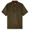 Otroška majica CCM Polo Print Khaki Green L
