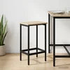 vidaXL Barski stol Sonoma hrast 40 x 32 x 74 cm Inženirski les