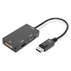 Digitus DIGITUS DisplayPort v HDMI+DVI+VGA pretvornik, 0.2m