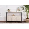 HANAH HOME Komoda Solace Travertine Black