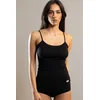 POMIRISHI BAMBOO UNDERWEAR Ženska majica na bretele, Crna