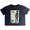 The Cure Majica Boys Dont Cry B&W Ladies Navy Blue XL