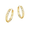 DIAMANT LETERNEL Uhani Ohrringe aus 375 Gelbgold zlato-rumena