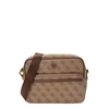 GUESS Torba za čez ramo MILANO CROSSBODY DOUBLE ZIP bež / rjava