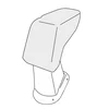 Armrest Renault Clio 2005-2012 (adapter only)