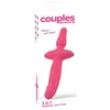 Coup!es choice Couples Choice 2-V-1 Intimni Model – Dvostranski Vibrator In Čep, Vijoličen
